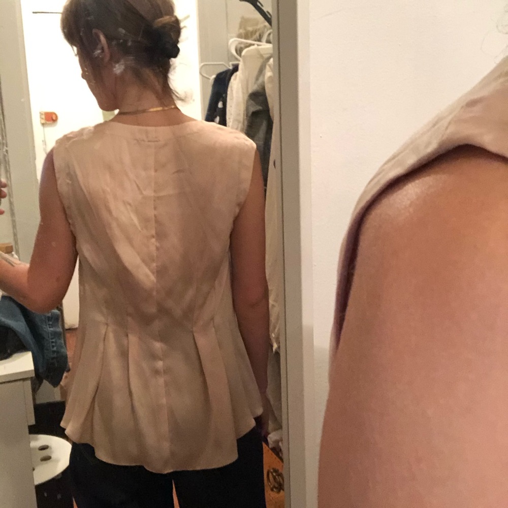 100% silk blouse by Rebecca Taylor